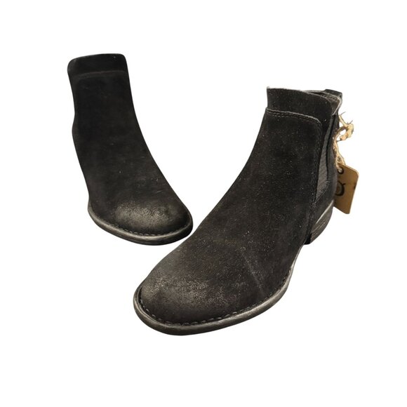 Born Laney Chelsea Boots Women's Black Suede Ankle, Size 6.5M NWOB - Picture 3 of 10